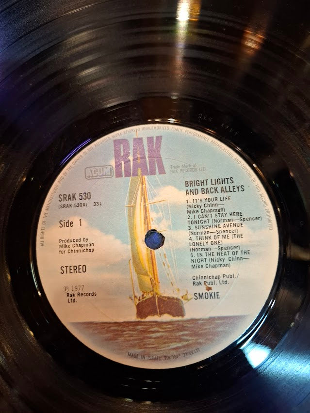 Smokie - Bright light and back alleys record [ENT10299]