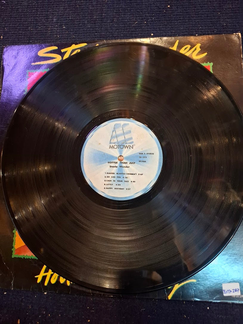 Stevie Wonder - Hotter than July record [ENT10287]