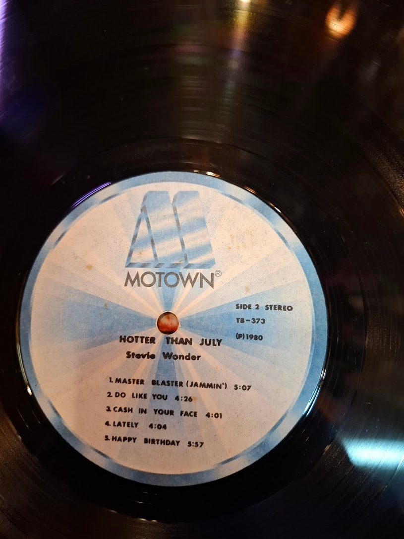 Stevie Wonder - Hotter than July record [ENT10287]