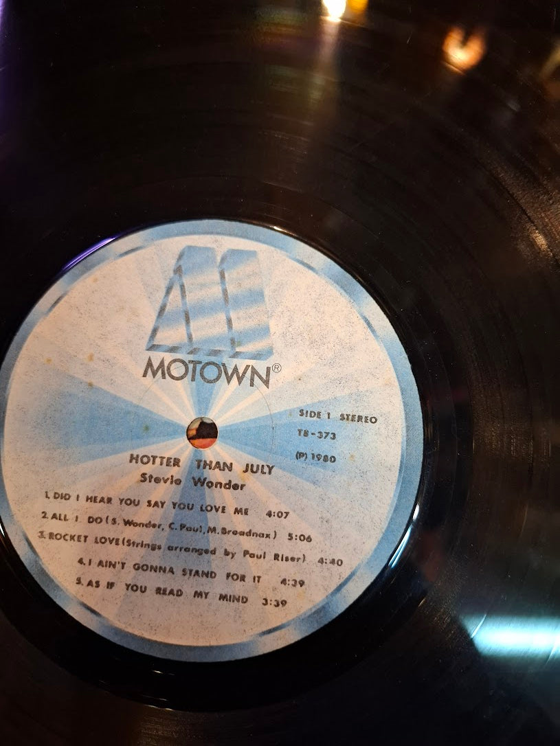 Stevie Wonder - Hotter than July record [ENT10287]