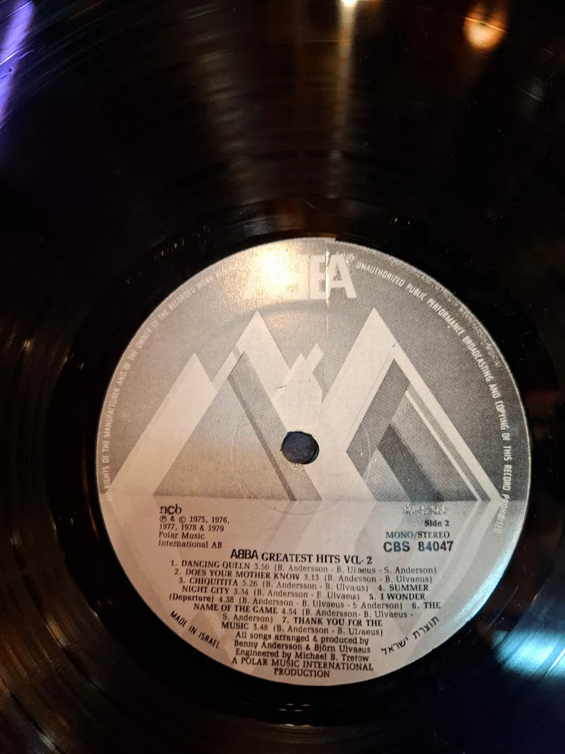 ABBA - greatest hits vol.2 record 1979 [ENT10286]