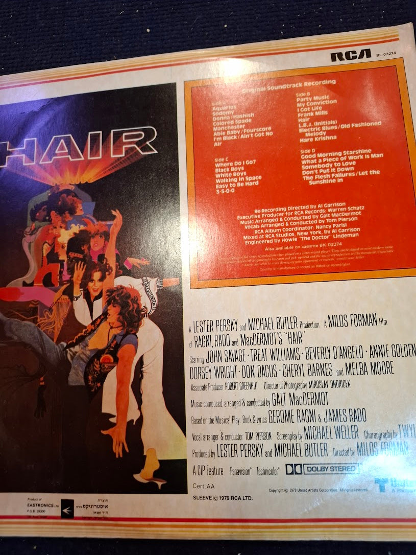 HAIR original soundtrck double record [ENT10281]