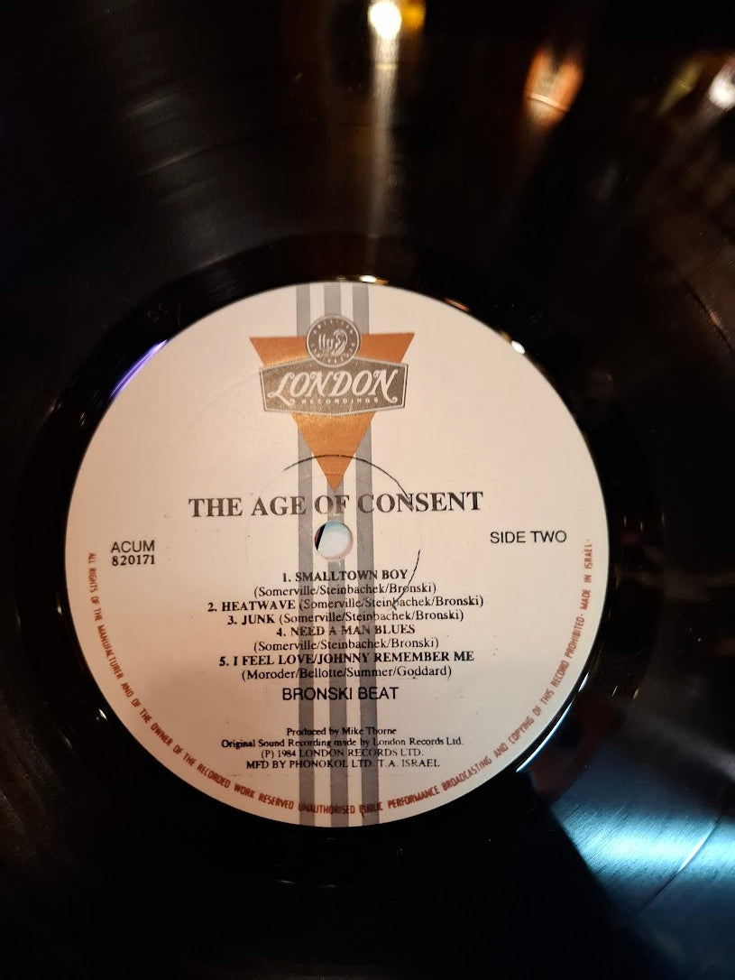 Bronski Beat - the age of consent record 1984 [ENT10258]