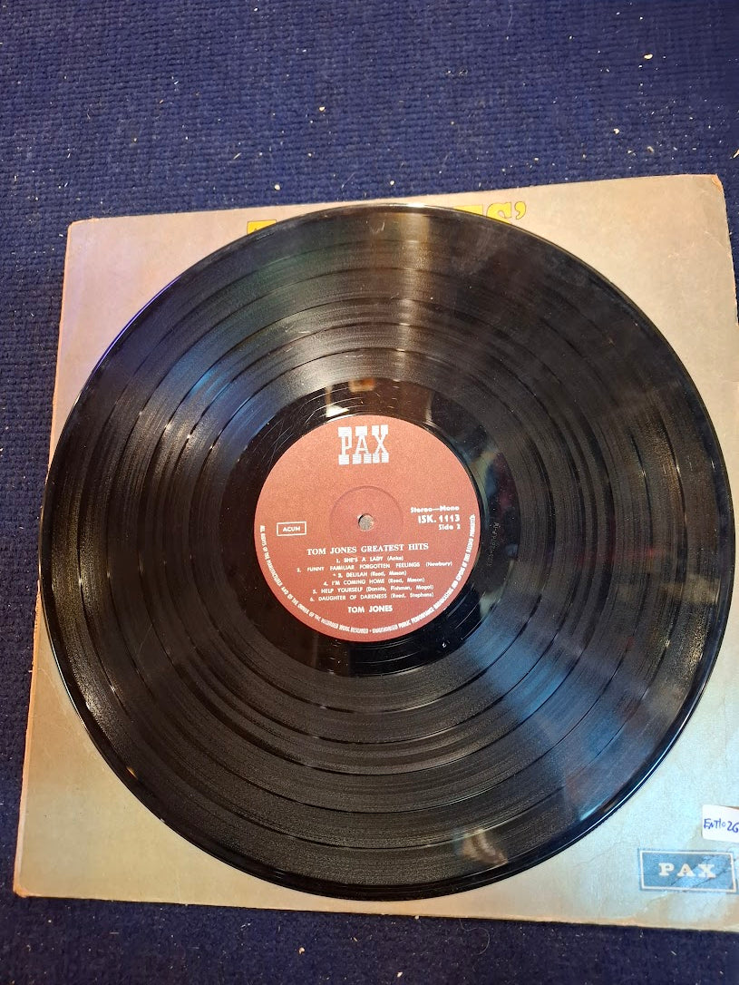 Tom Jones - Greatest hits record [ENT10265]