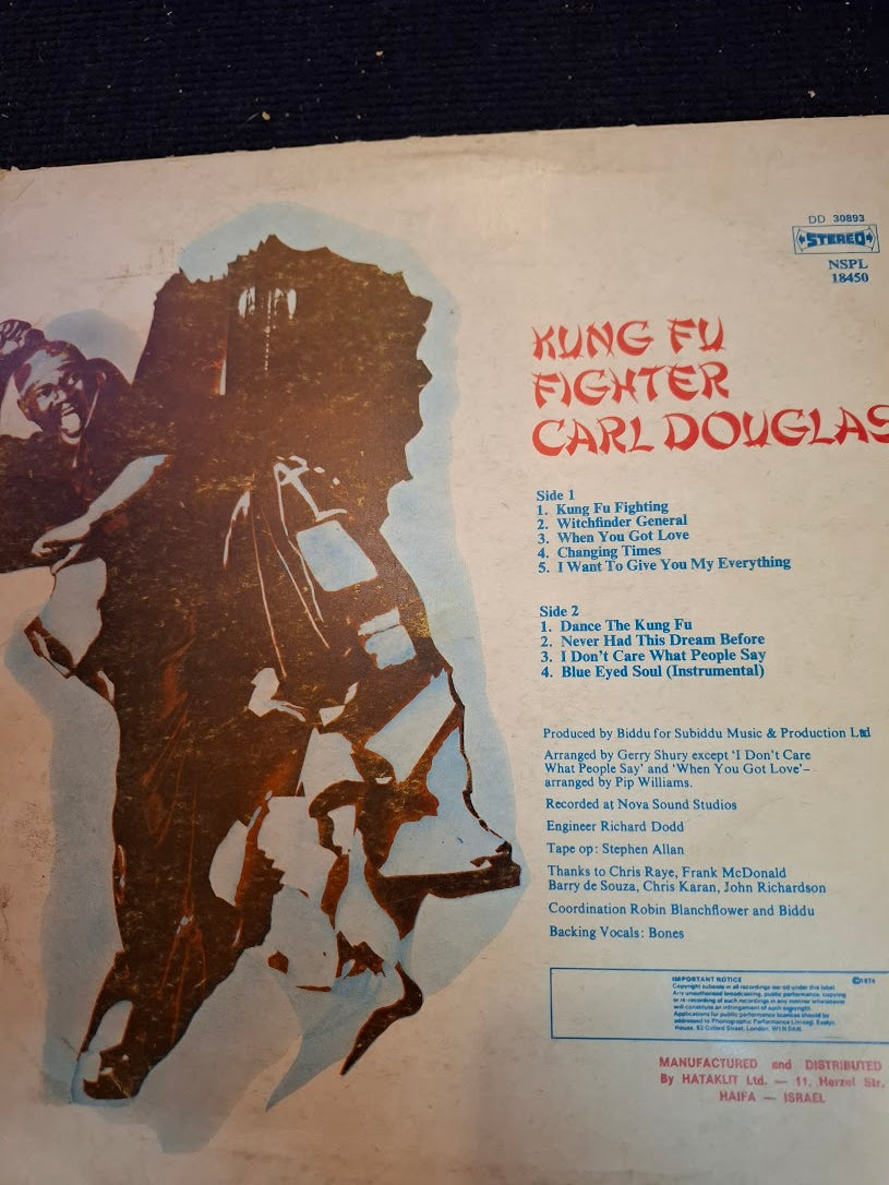 Carl Douglas - Kung Fu Fighter record [ENT10272]