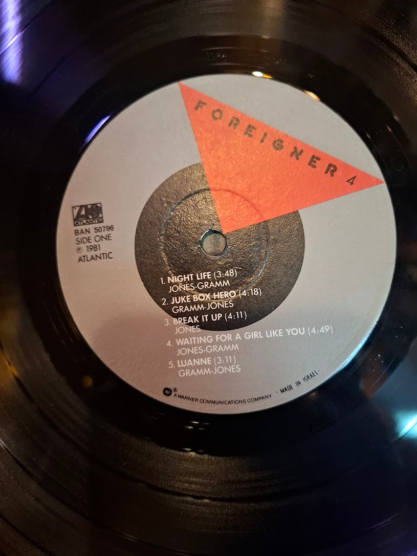 Foreigner - Break it up, record [ENT10355]