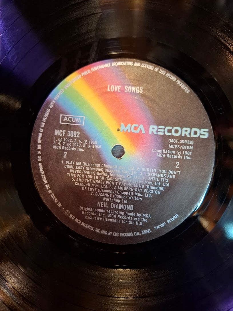 Neil Diamond - love songs, record [ENT10352]