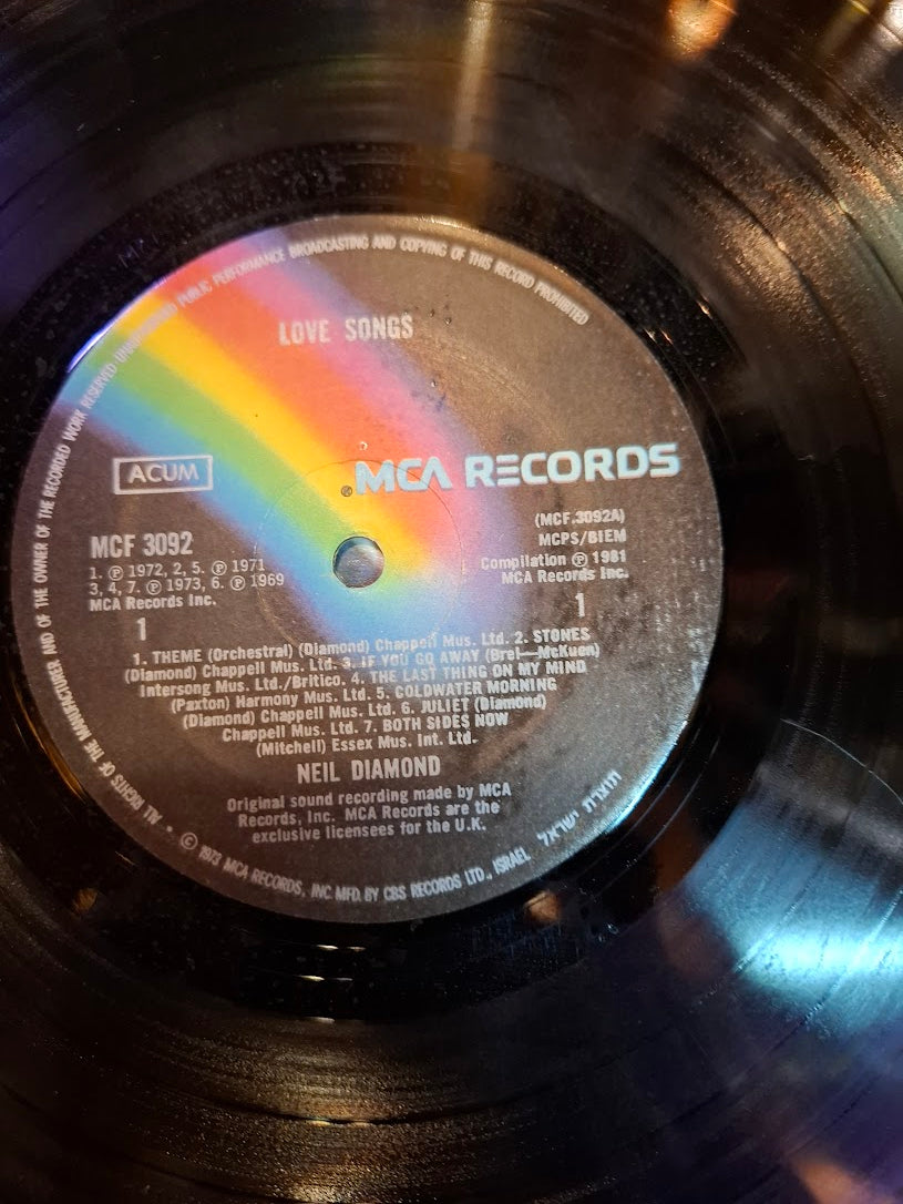 Neil Diamond - love songs, record [ENT10352]