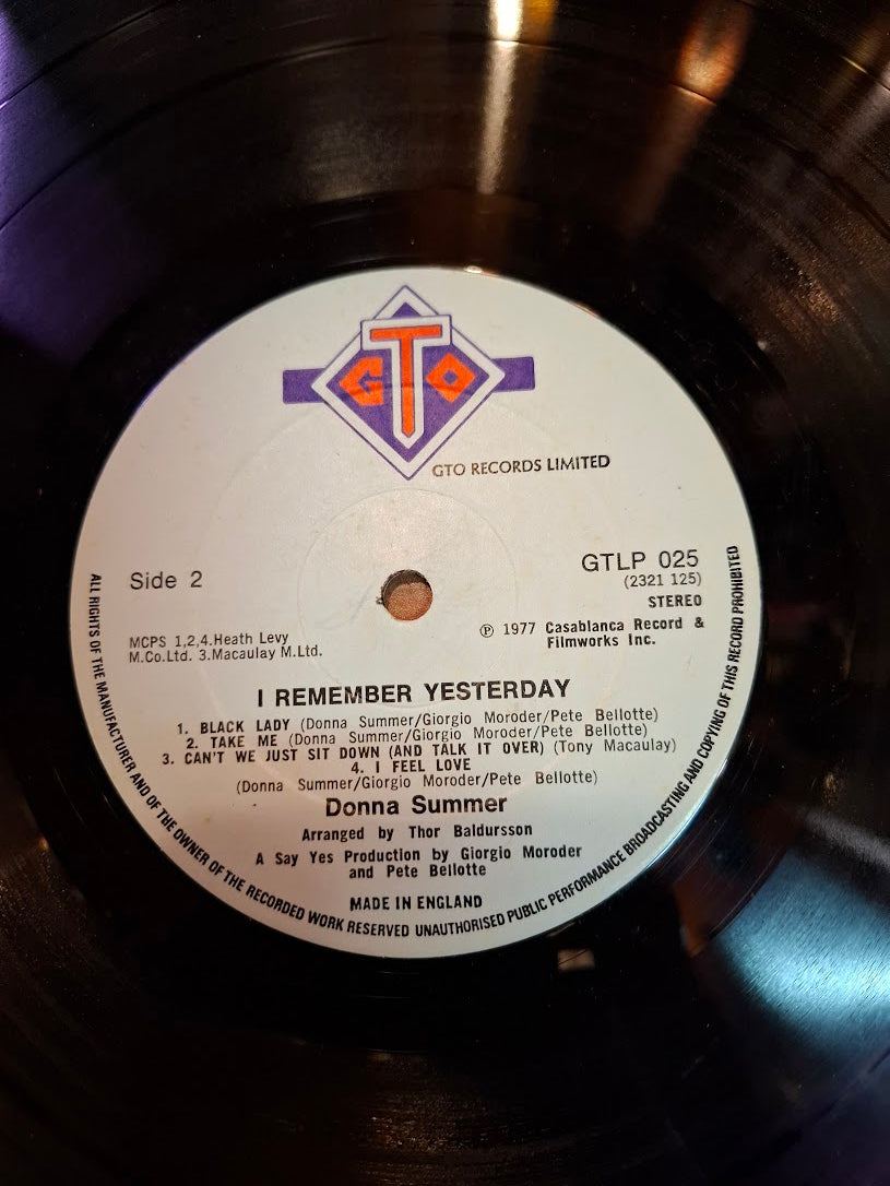 Dona Summer - I remember yesterday, record [ENT10350]