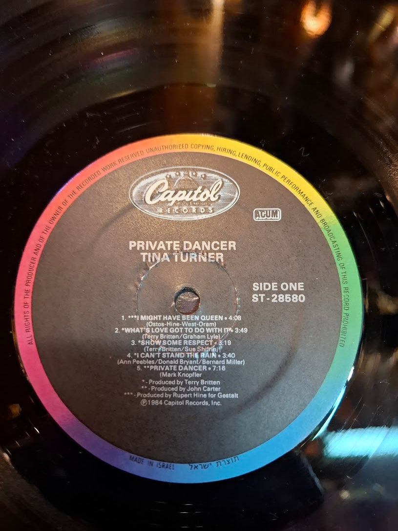Tina Turner - Private dancer record [ENT10347]