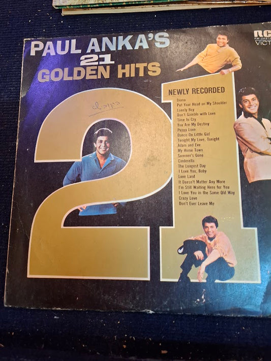 Paul Anka - 21 golden hits record [ENT10331]