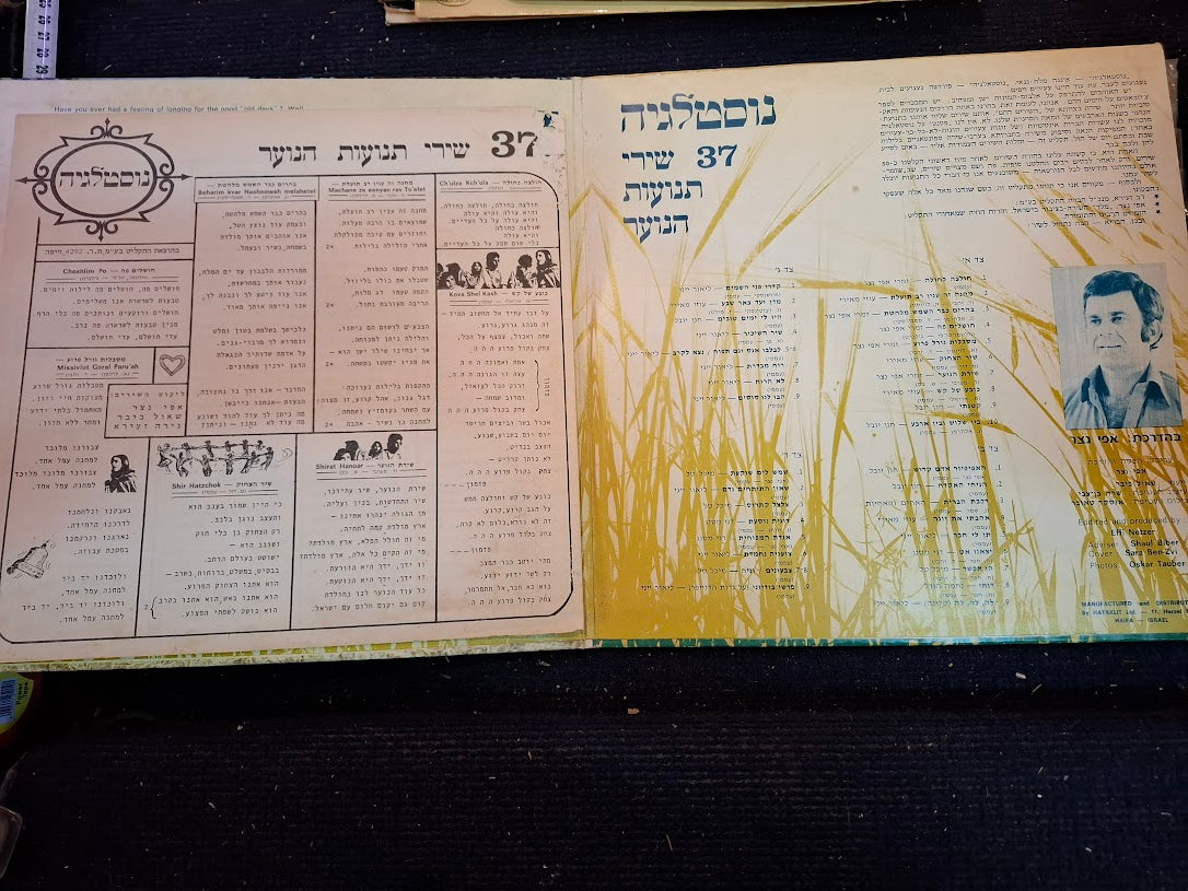 Nostalgy 37 youth movment songs double Hebrew record [ENT10338]