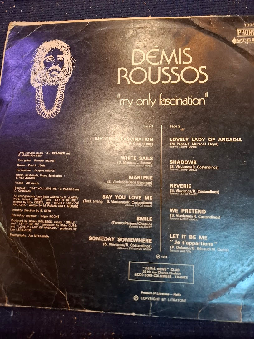 Demis Roussos - My ony fascination record [ENT10339]