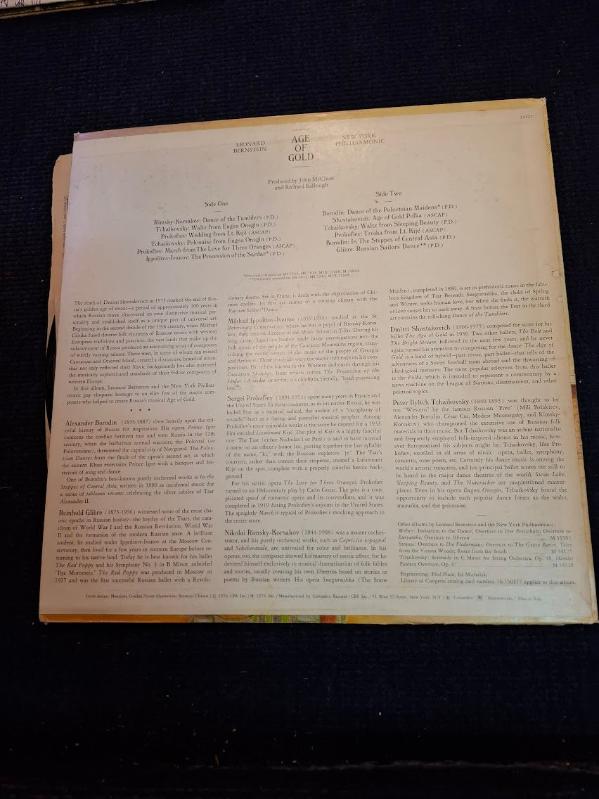 Leonard Bernstein - age of gold, record [ENT10421]