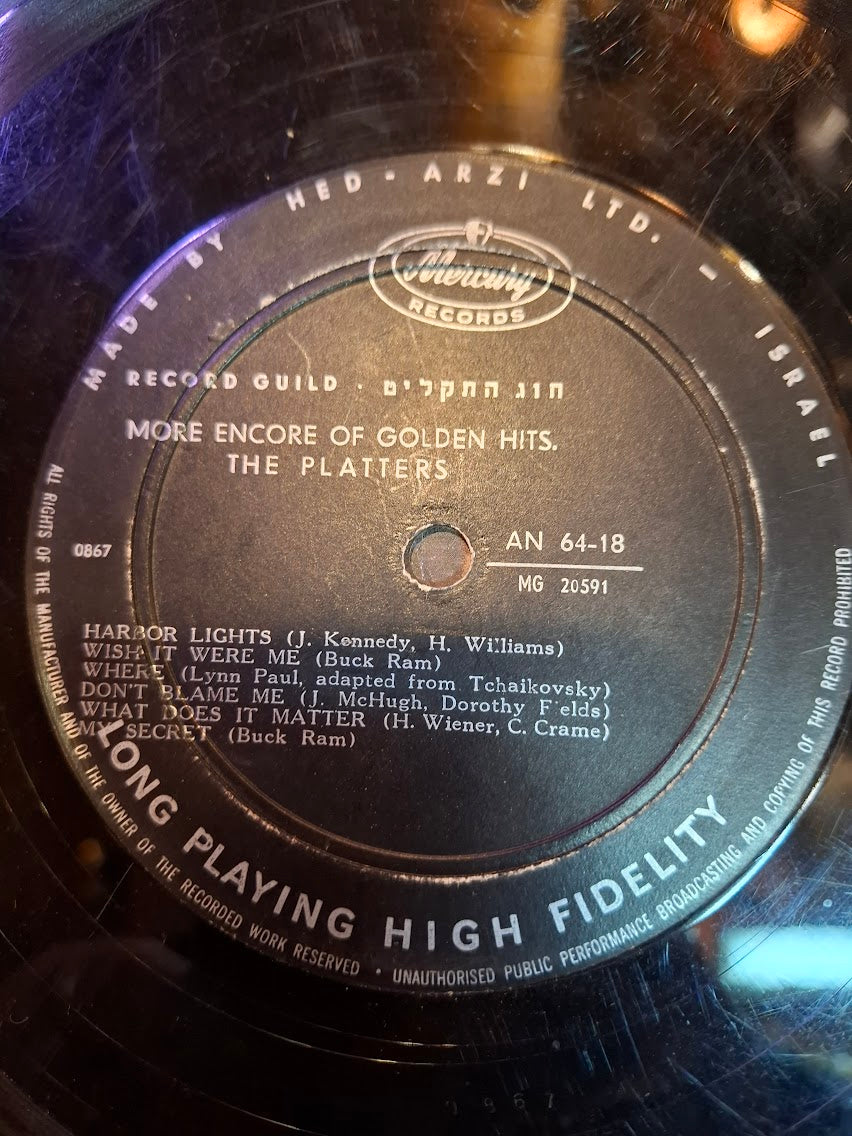 The platters - More encore of golden hits, record [ENT10420]