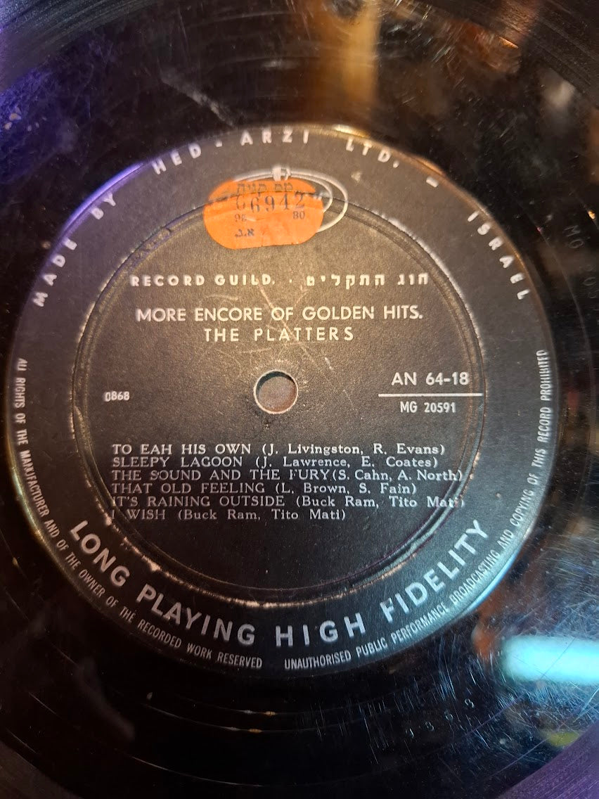 The platters - More encore of golden hits, record [ENT10420]