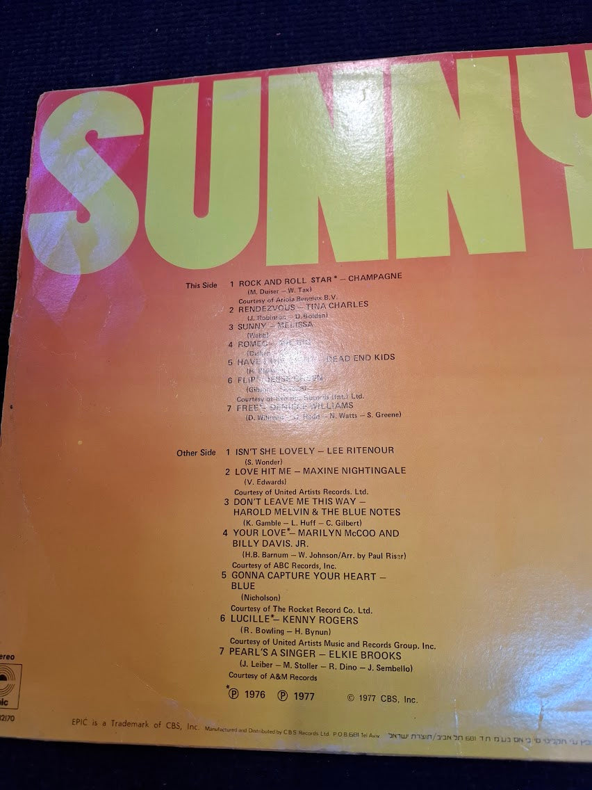 Sunny 1977, record [ENT10418]