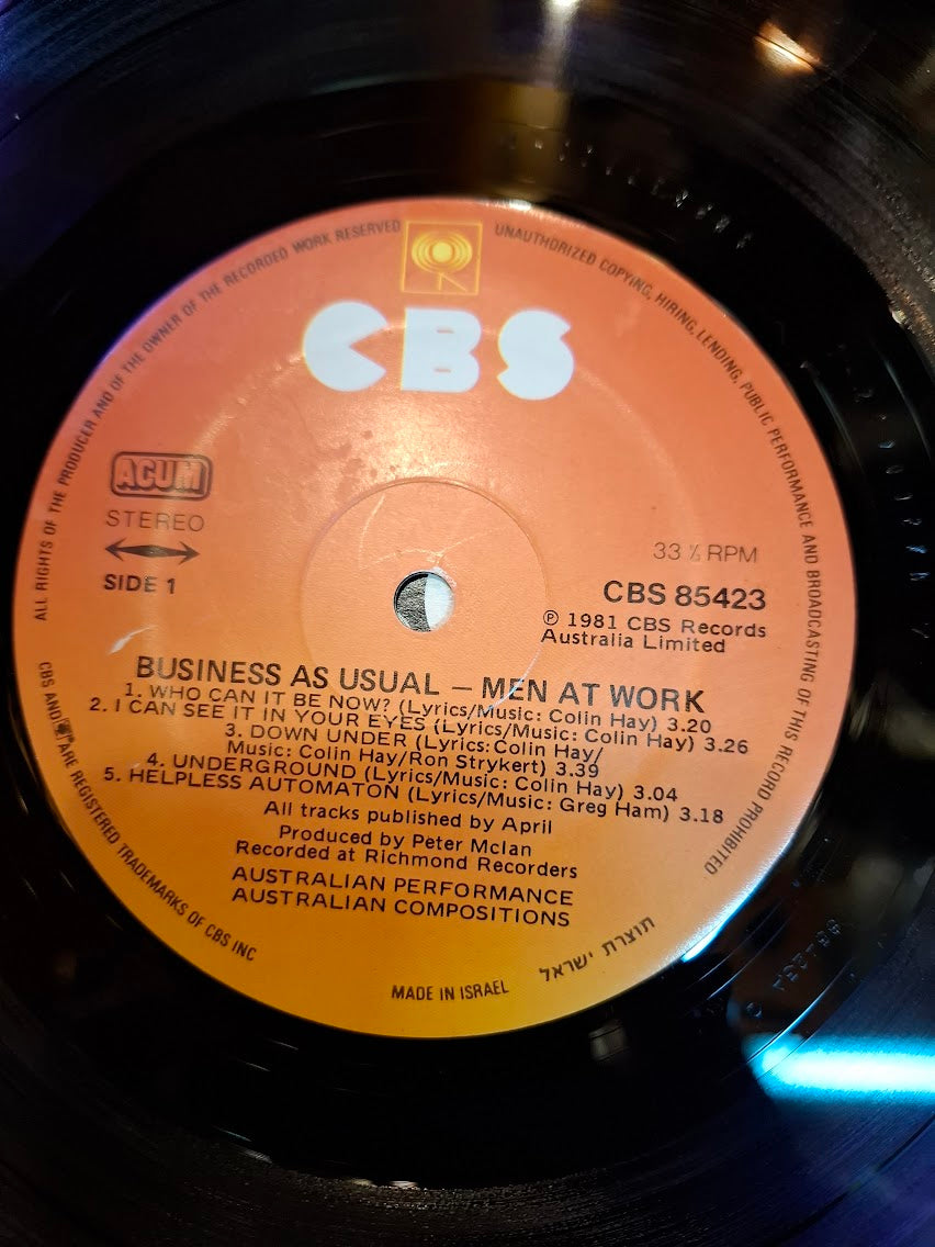 Man at work - business as usual record [ENT10362]