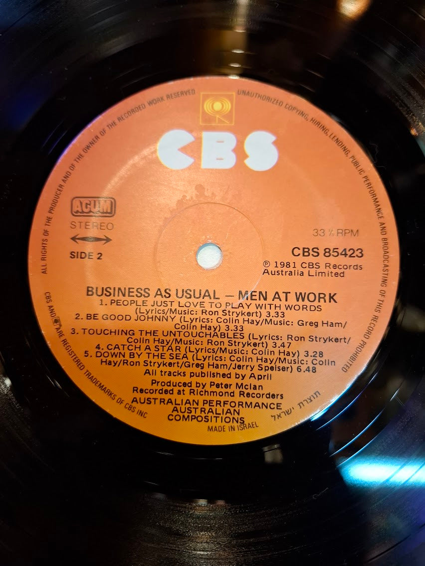 Man at work - business as usual record [ENT10362]
