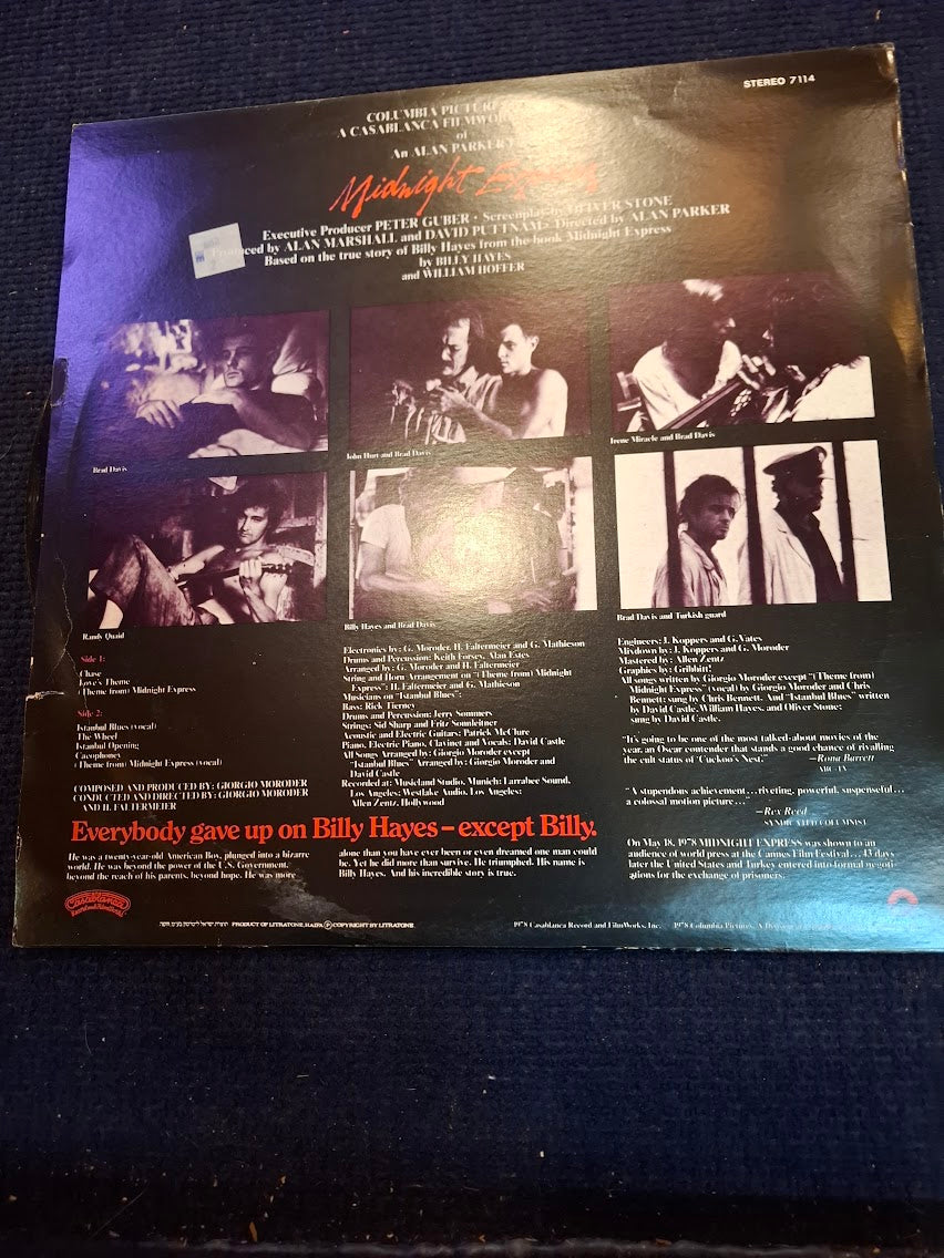 Midnight express music for original movie, record [ENT10361]