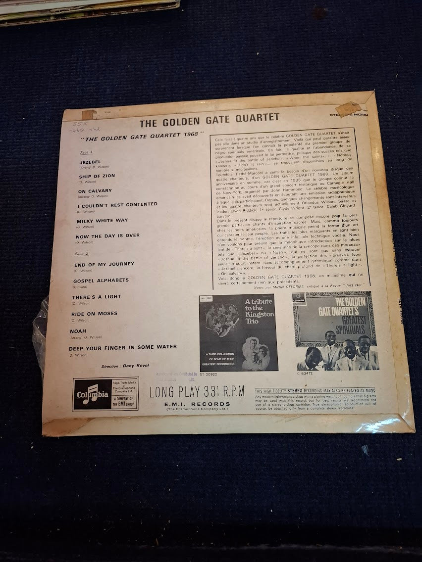 Goldan Gate quartet 1968 record [ENT10376]