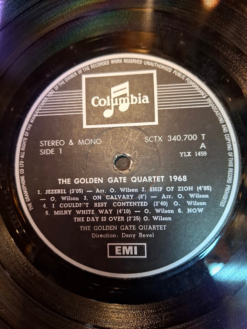 Goldan Gate quartet 1968 record [ENT10376]