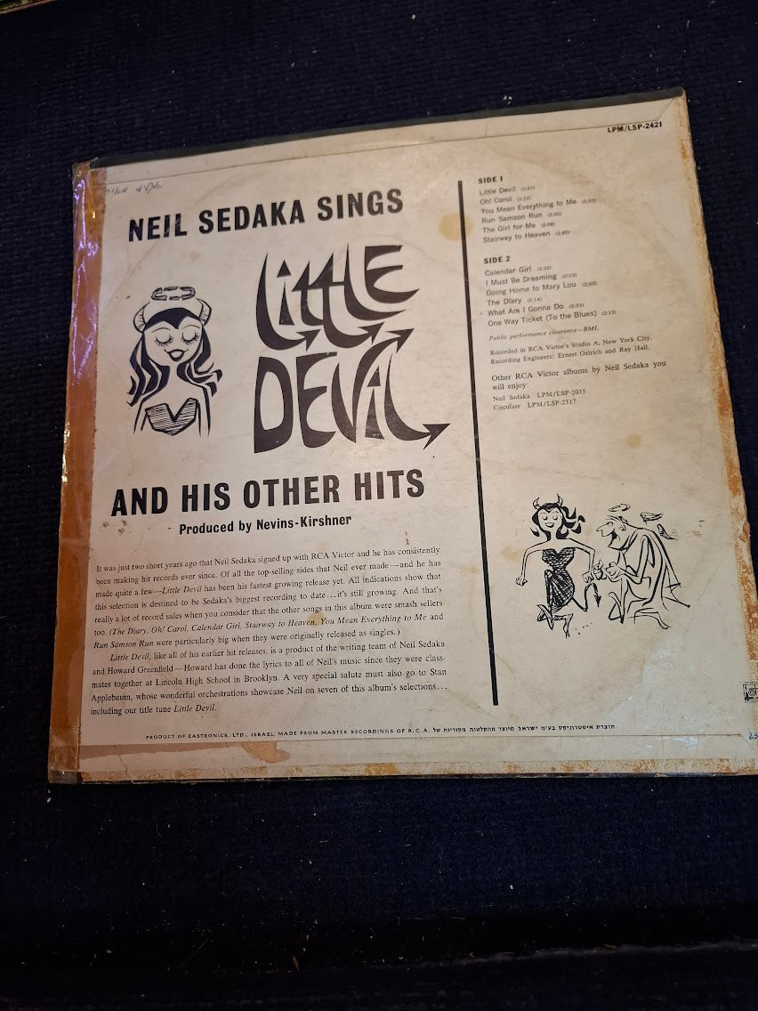 Neil Sedaka - Little Devil, record [ENT10390]