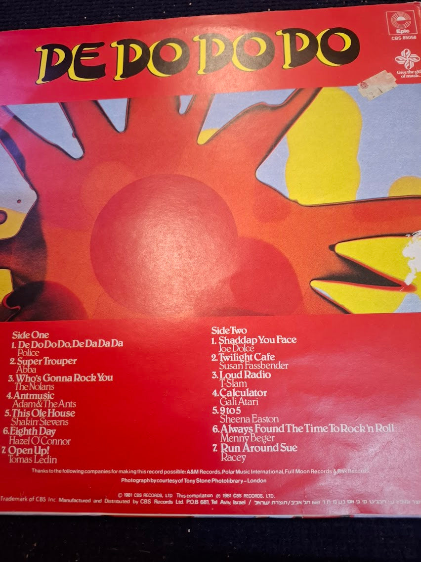 DE DO DO DO, record [ENT10403]
