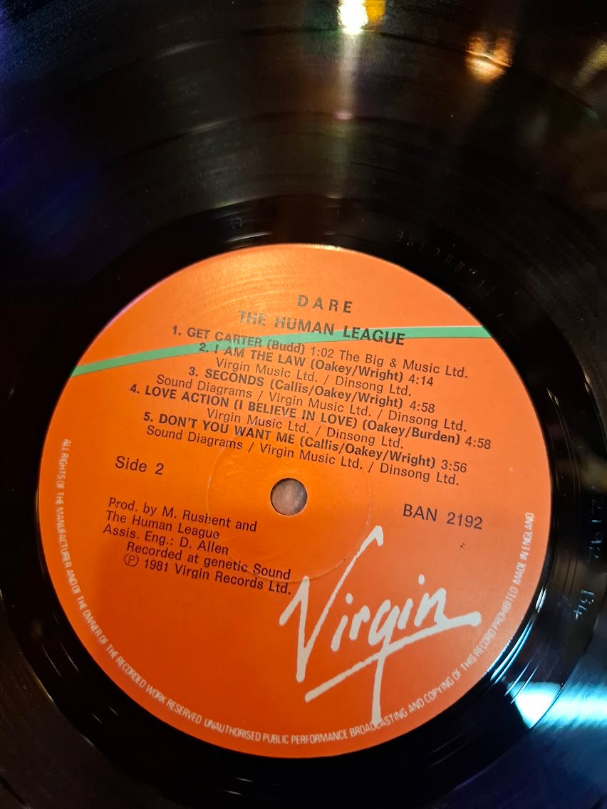 The Human Leagur Dare, record [ENT10402]