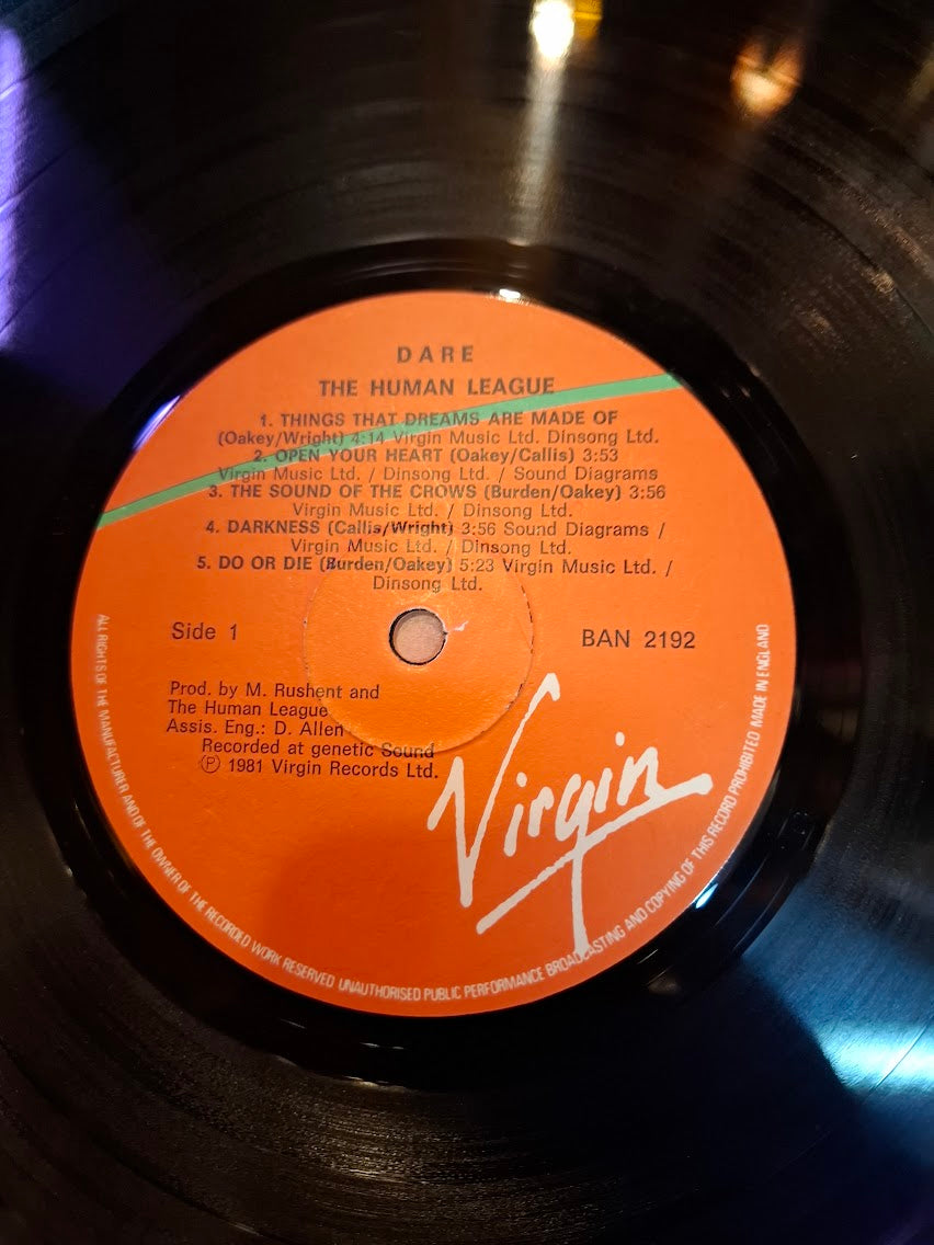 The Human Leagur Dare, record [ENT10402]