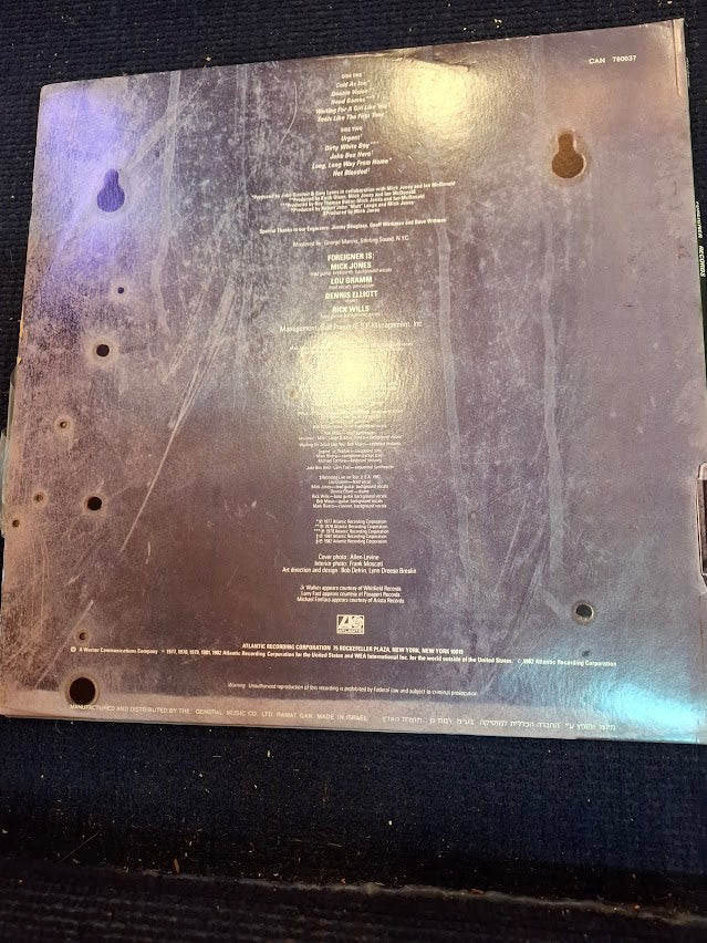 Foreigner Records, record [ENT10404]