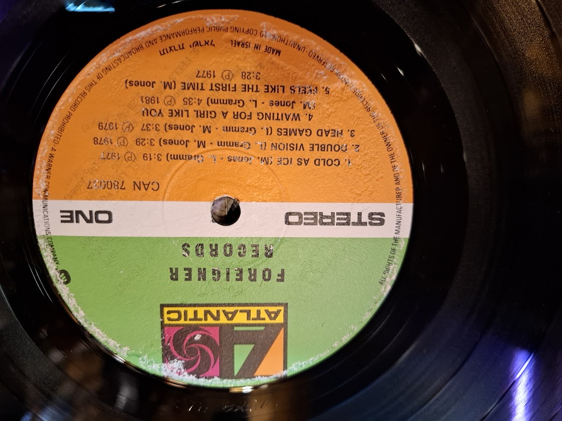 Foreigner Records, record [ENT10404]