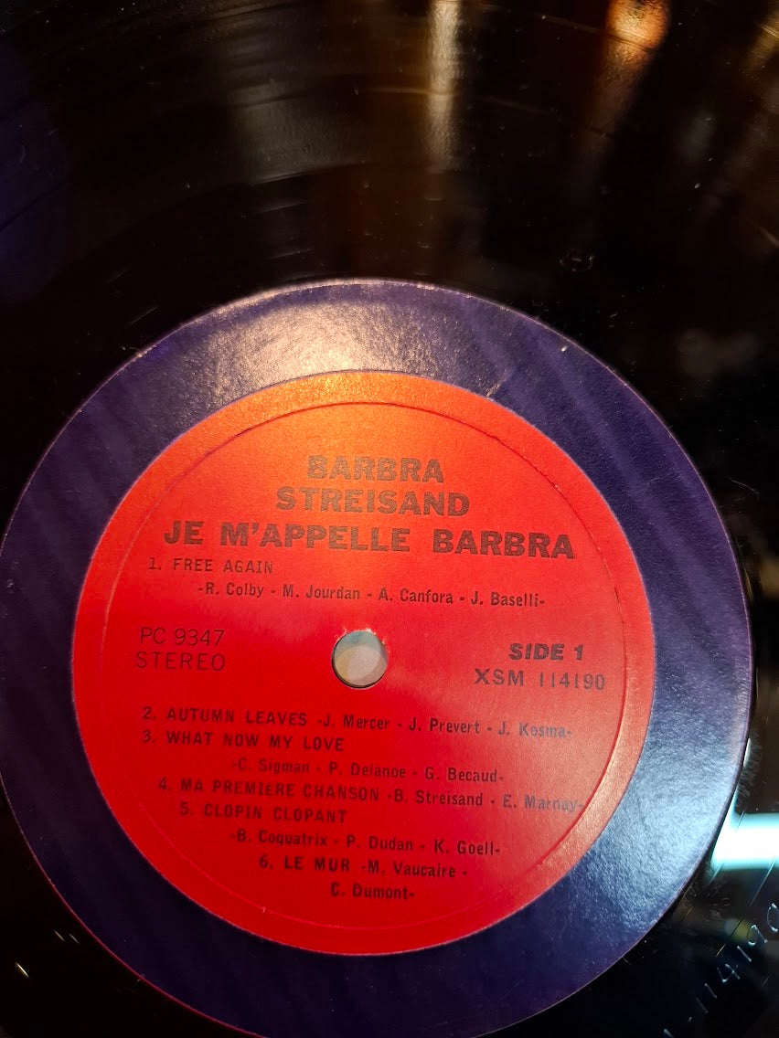 Barbara Streisand - Je m'appelle, record [ENT10371]