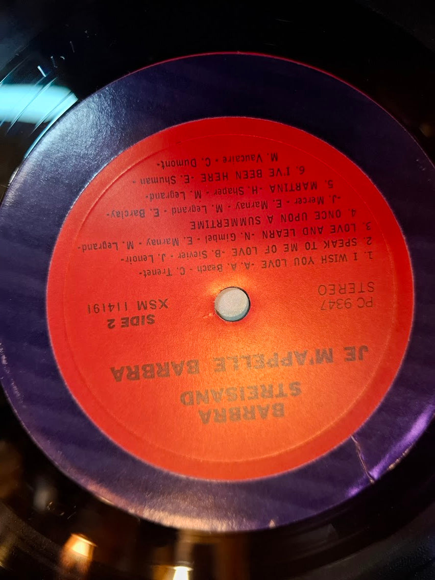 Barbara Streisand - Je m'appelle, record [ENT10371]