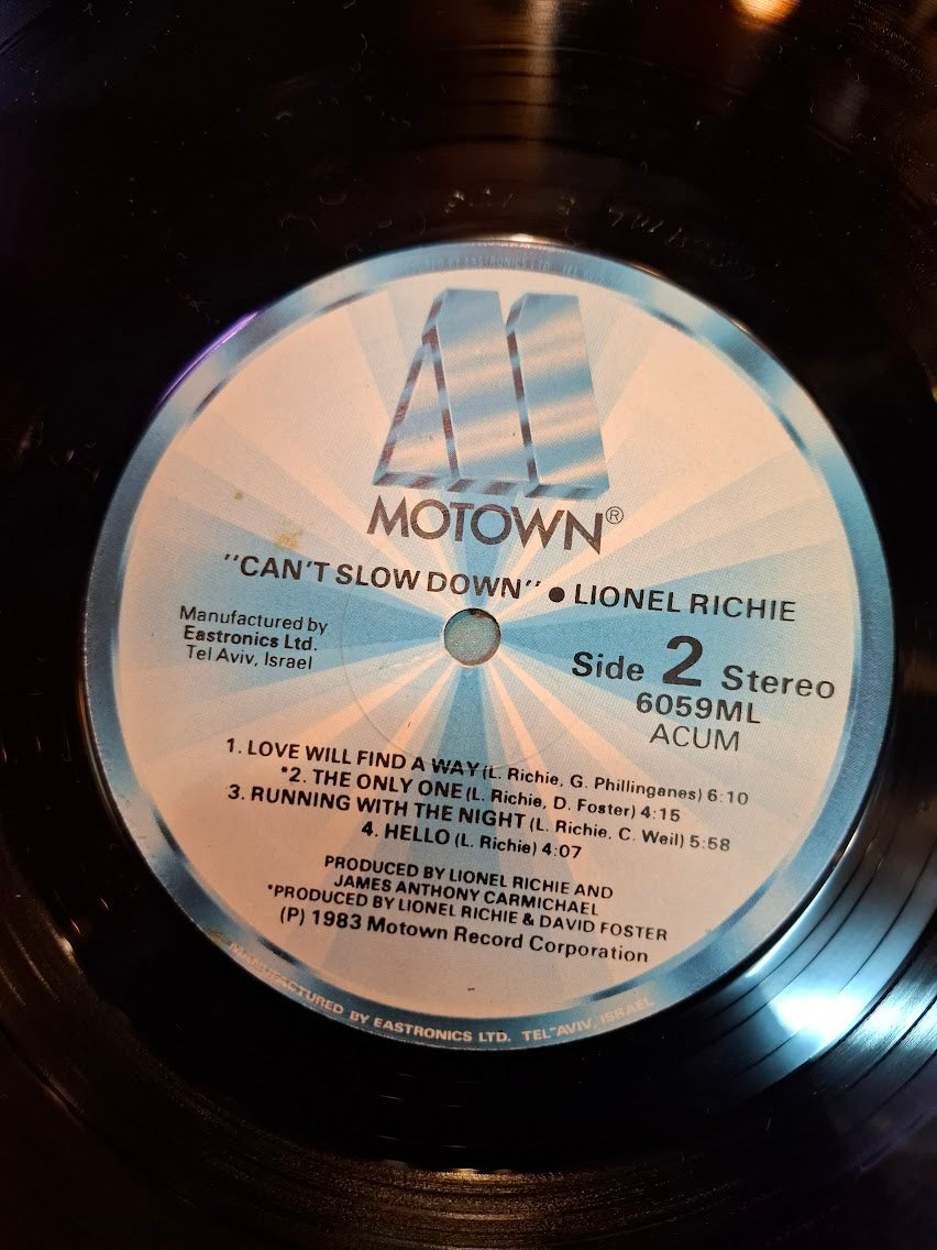 Lionel Richie - cant slow down, record [ENT10373]