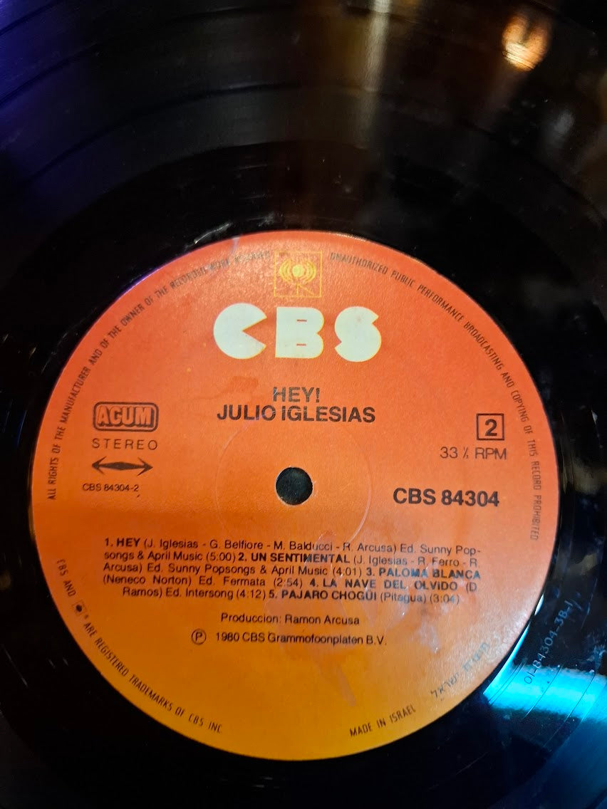 Julio Iglesias - Hey, record [ENT10393]