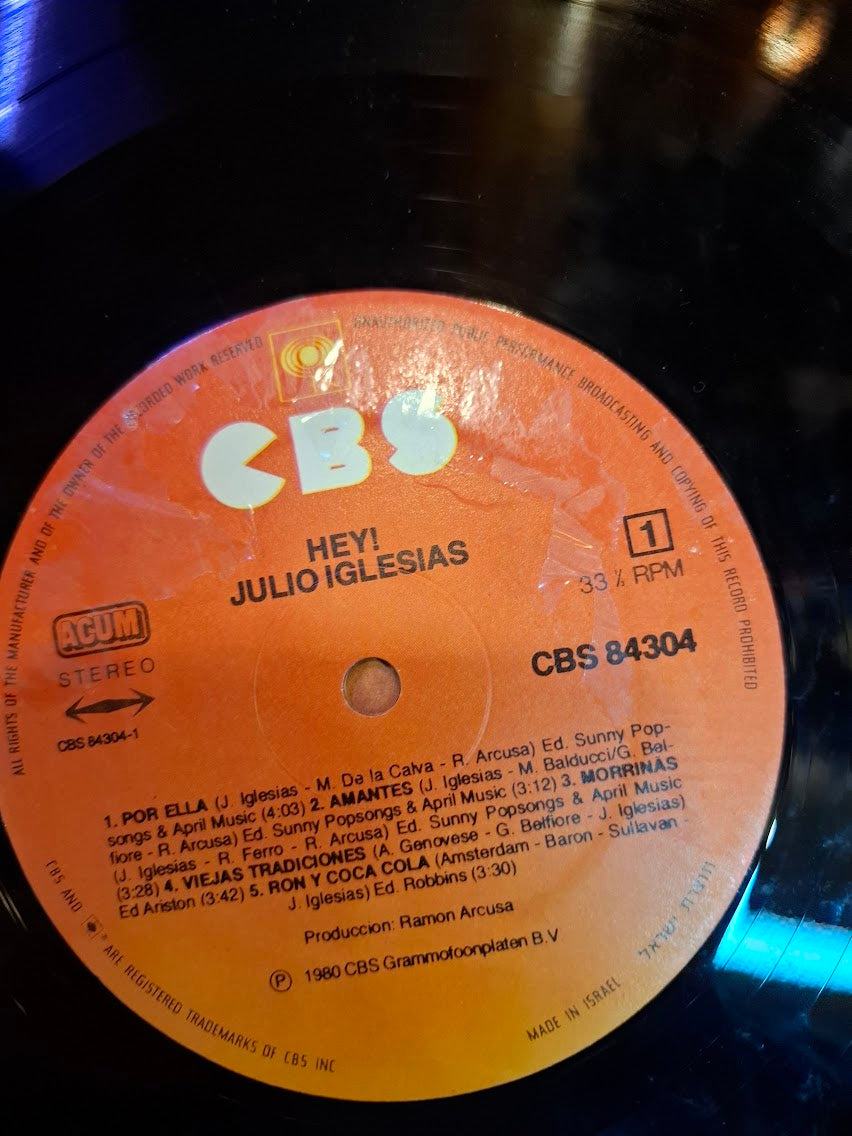 Julio Iglesias - Hey, record [ENT10393]