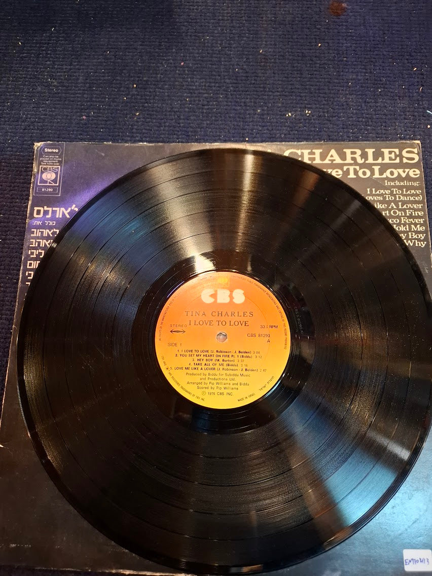 Tina Charles - I love to love record [ENT10413]