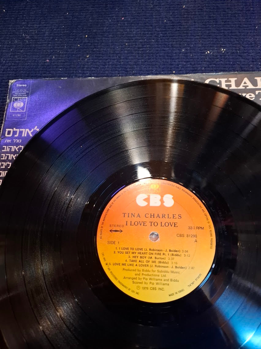 Tina Charles - I love to love record [ENT10413]