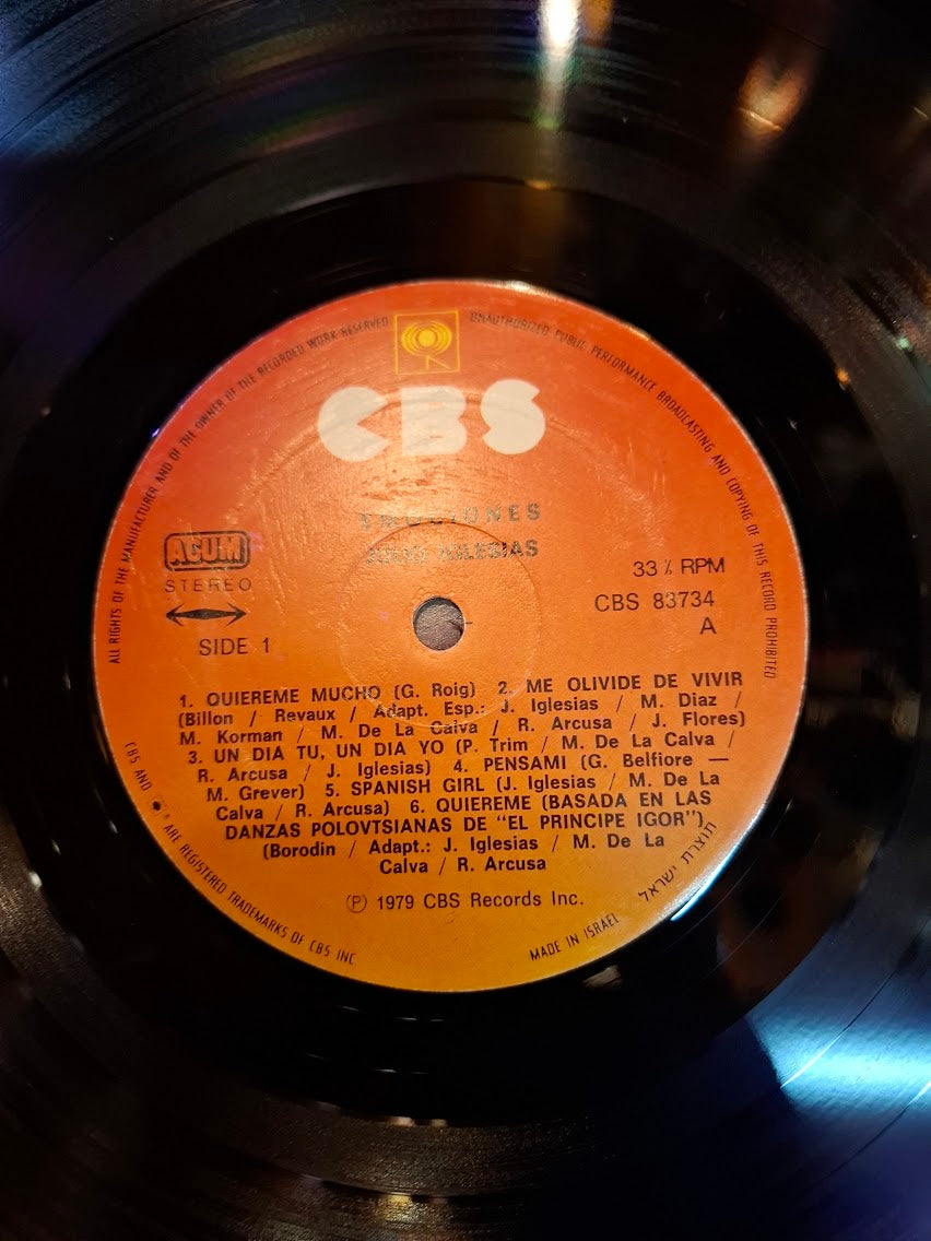 Julio Iglesias Emociones, record [ENT10405]