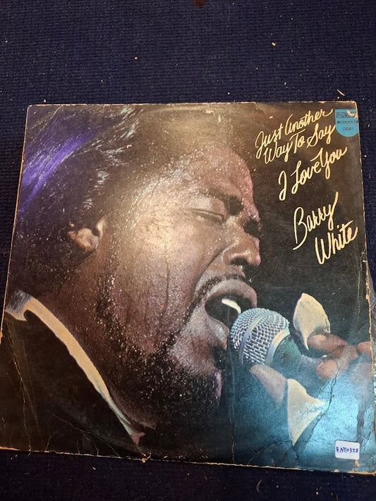Barry Whith - Just another way to sys I love you record 1975 [ENT10328]
