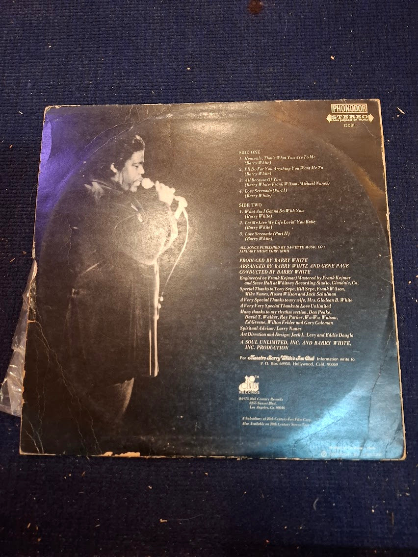 Barry Whith - Just another way to sys I love you record 1975 [ENT10328]