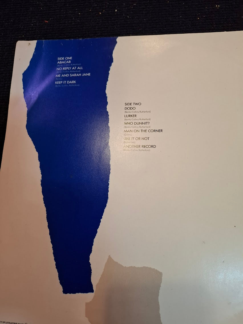 Genesis Phil Collins ABACAB, record 1981 [ENT10525]