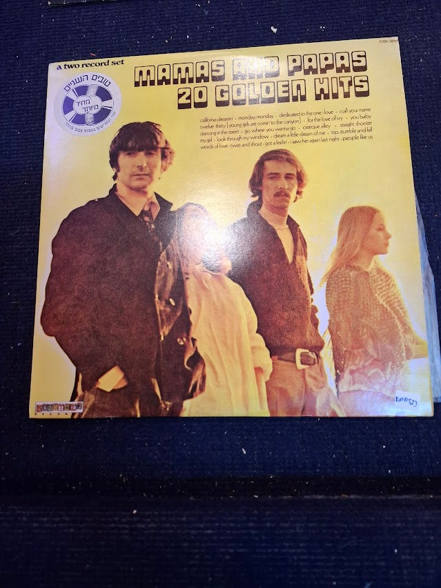 Mamas & Papas - 20 golden hits 1973, duble record [ENT10523]