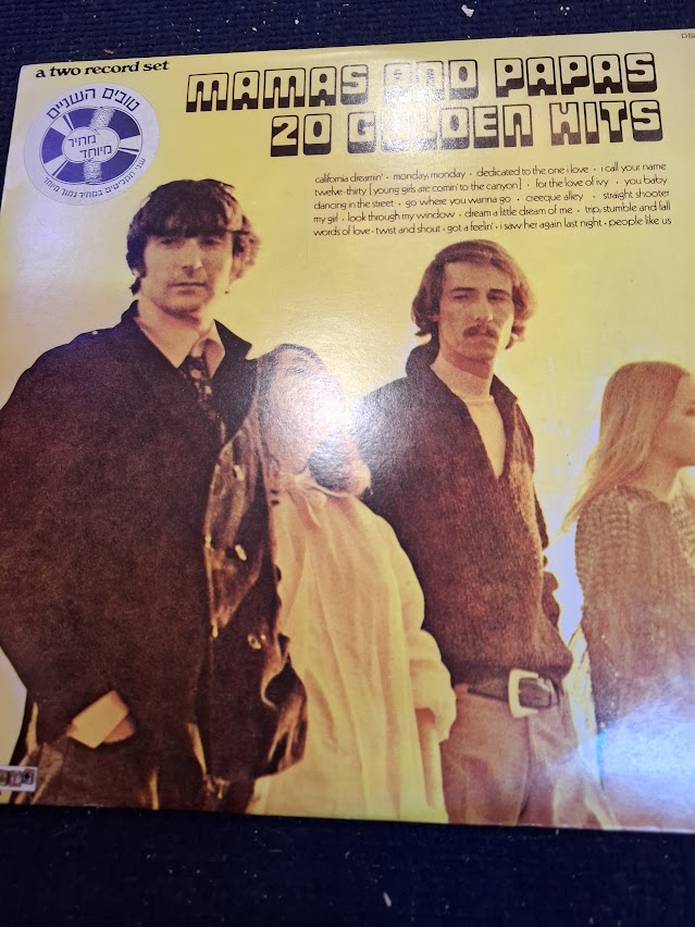 Mamas & Papas - 20 golden hits 1973, duble record [ENT10523]