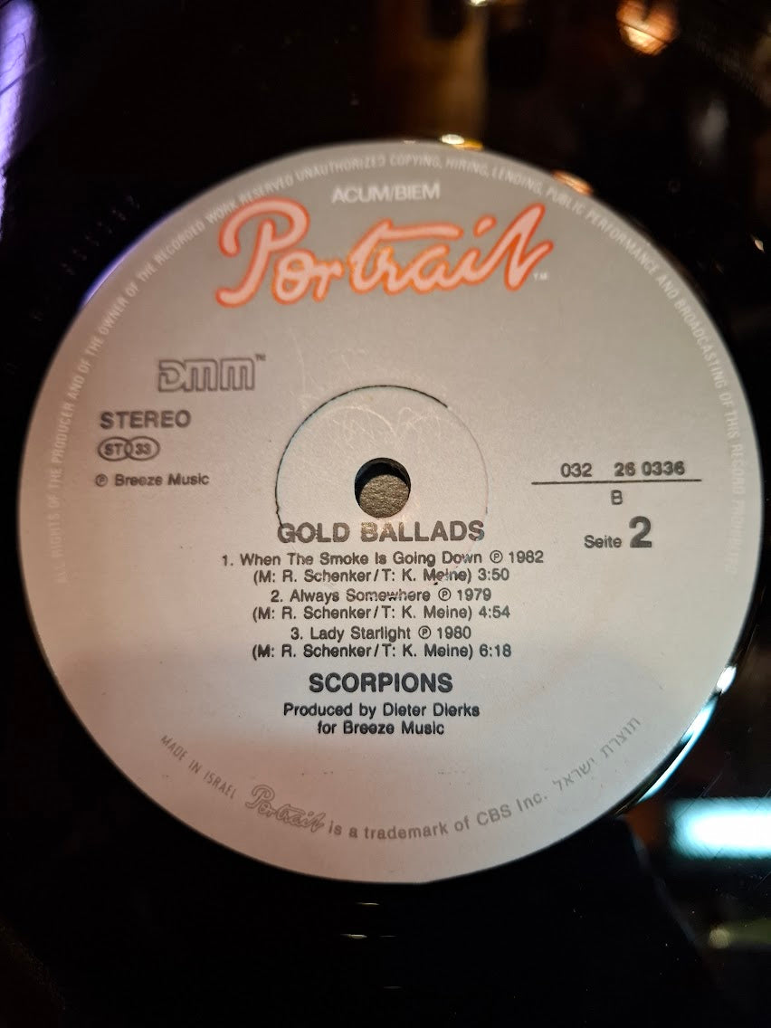 Scorpions - Gold ballads, record [ENT10522]