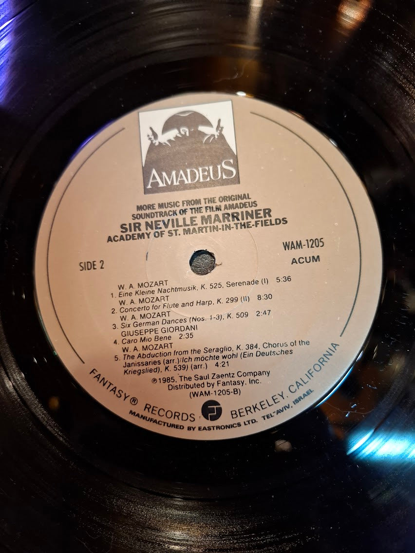 Amadeus, vanilla record [ENT10520]