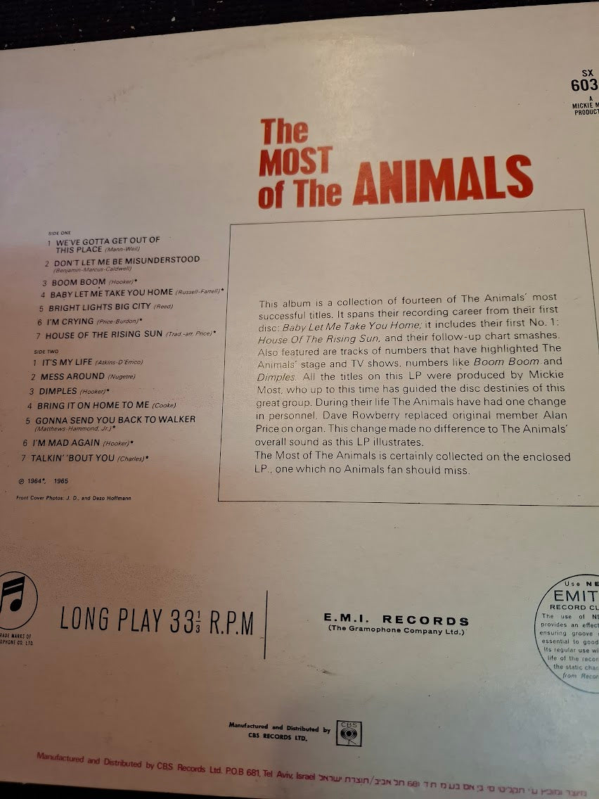 The most of the animals, record [ENT10516]