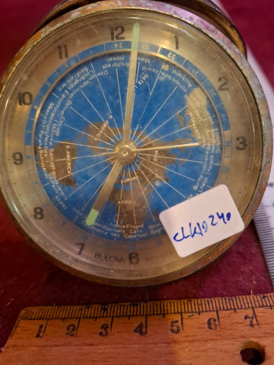 Vintage mechanical traveling clock [CLK10240]
