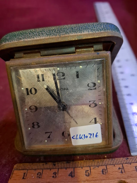 Vintage mechanical traveling clock [CLK10216]